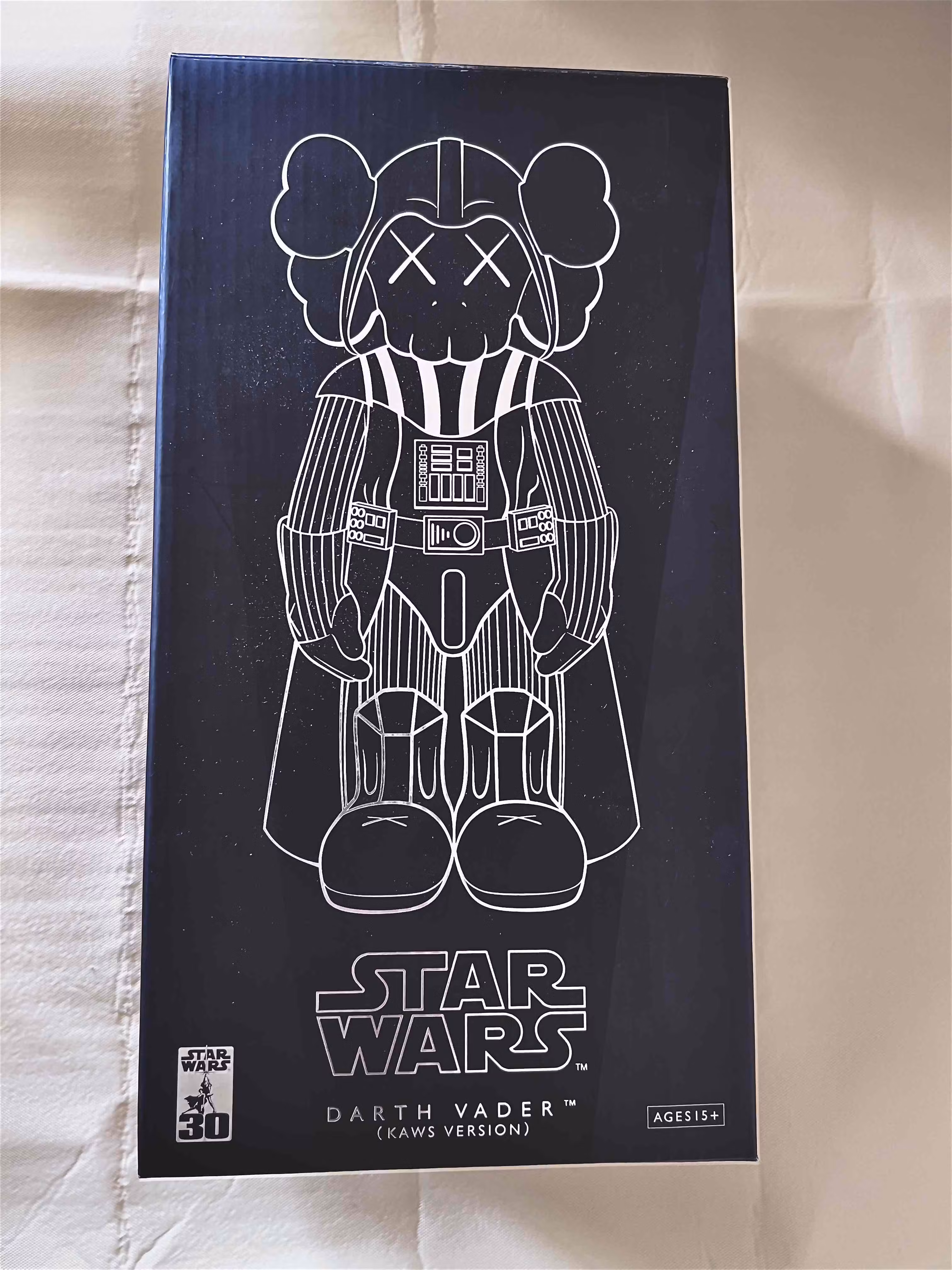 KAWS Star Wars Darth Vader Companion with Cape Vinyl Figure Black KAWS Star Wars Darth Vader Companion with Cape Vinyl Figure Black